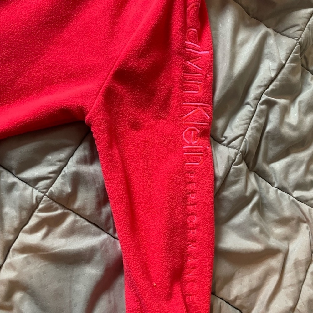 Calvin Klein women’s fleece performance jacket- coral colored - Picture 3 of 4